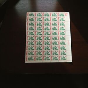 Vintage MNH 1969 Scott #1382 College Football 6 Cent Stamp Sheet of 50 Stamps